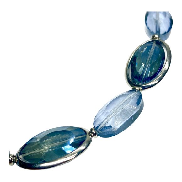 Kim Rogers Blue Crystal Single Row Necklace NWT - Picture 5 of 6